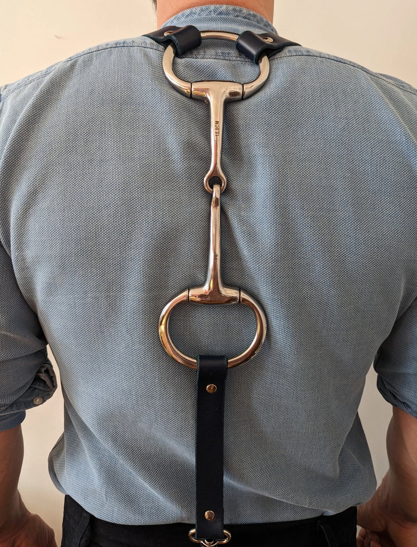Classic Leather Braces. Unisex trouser braces