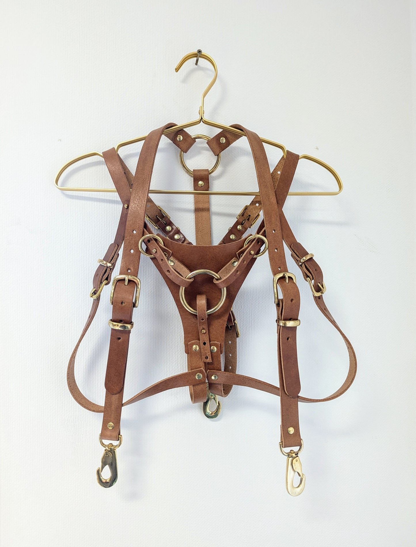 Classic Leather Braces. Unisex trouser braces