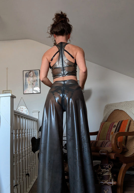 Latex Racer-Back Top