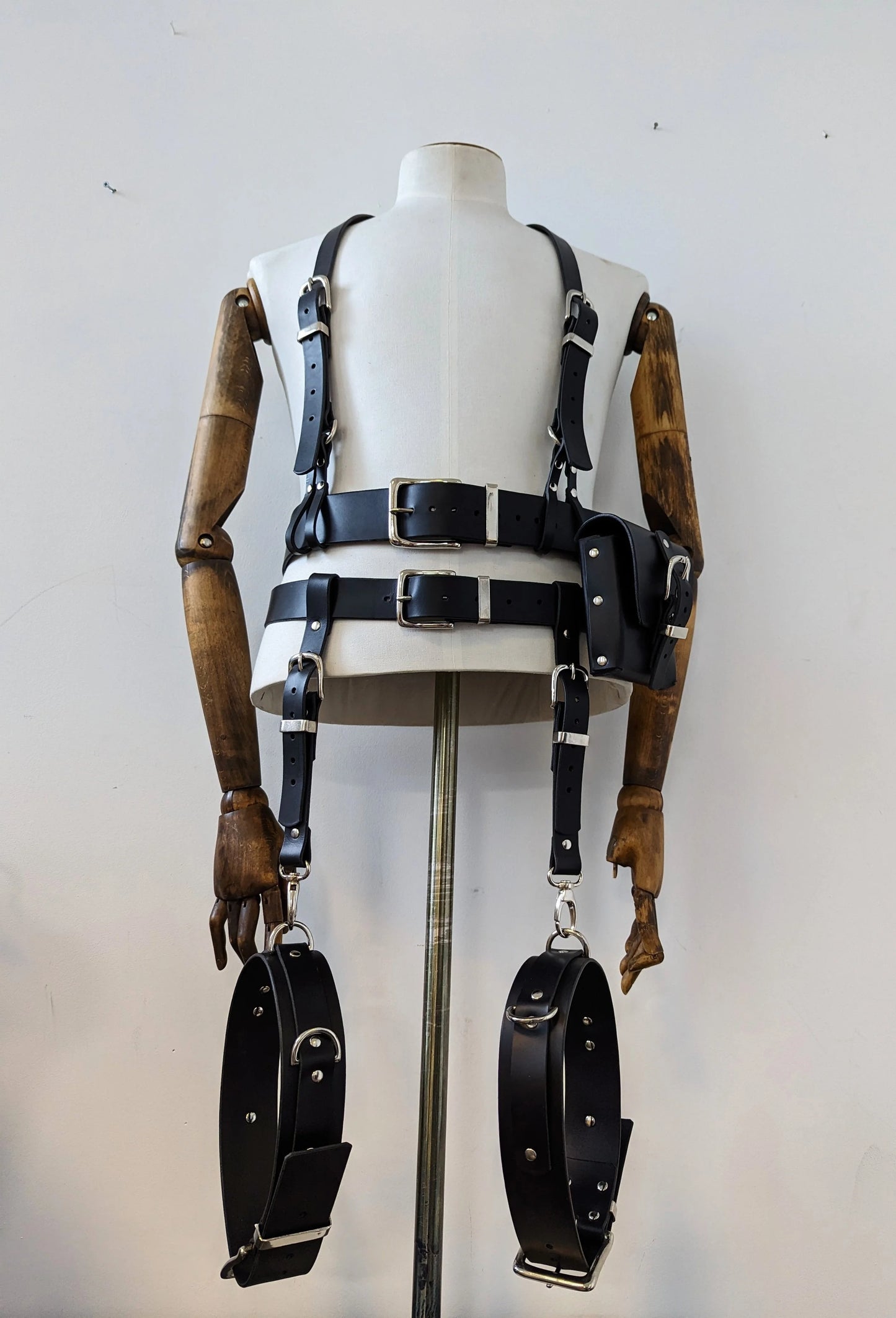 Thigh Cuffs with Belt suspender