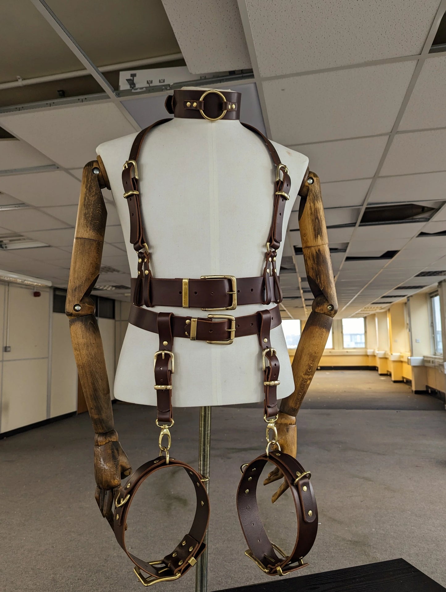 Thigh Cuffs with Belt suspender