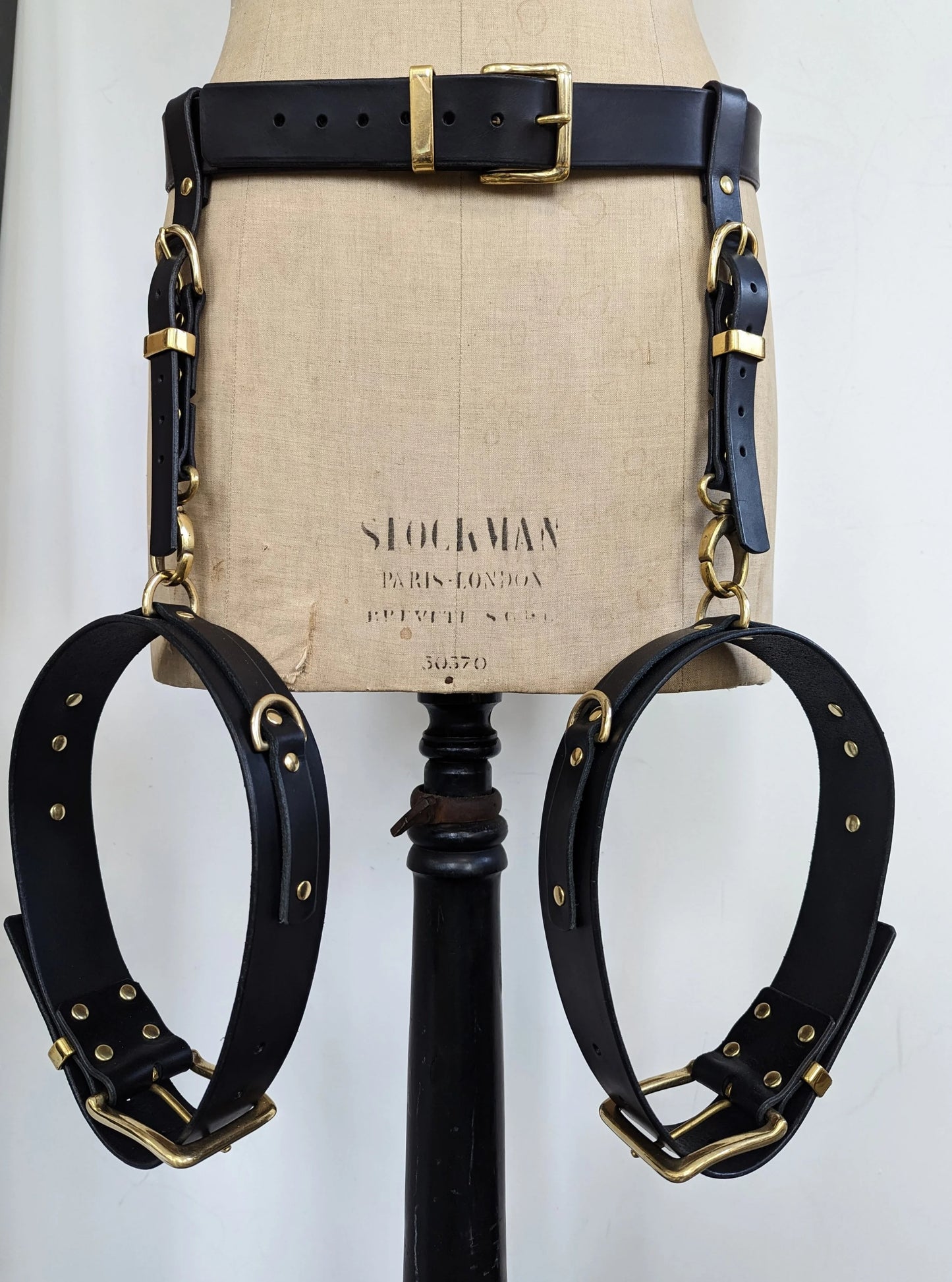 Thigh Cuffs with Belt suspender